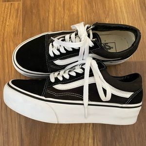Vans Old Skool Platform Size 7